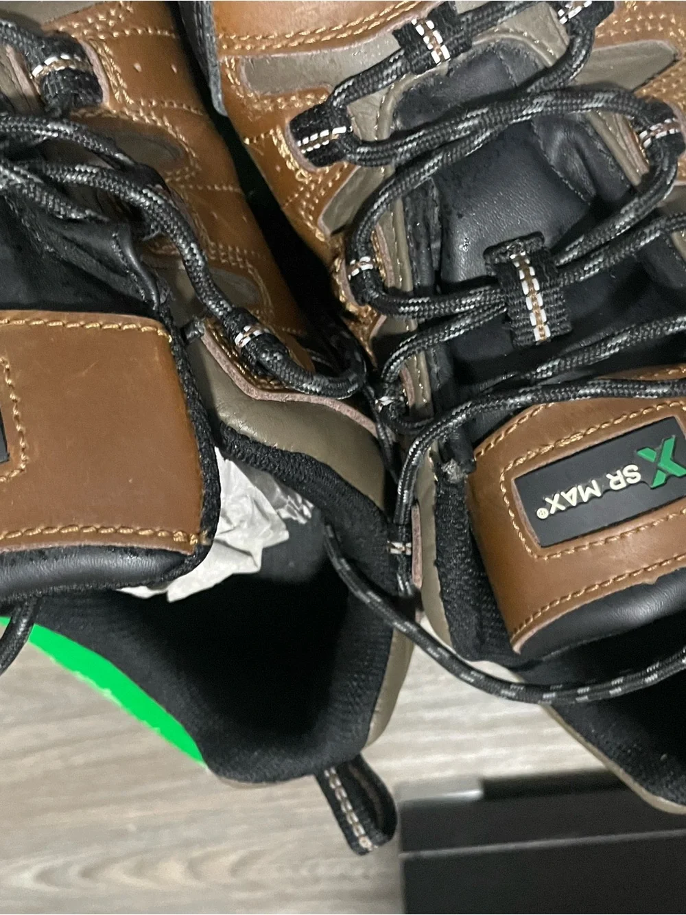 Hi-Tec Brown and Black Leather Trail Shoes